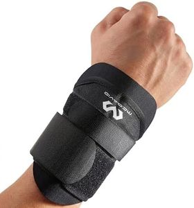 McDavid Adjustable Wrist Guard Wrist Support & to Help Prevent Wrist Injuries, Black, Small/Medium