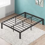 ZINUS Luis 14 Inch QuickLock Metal Platform Bed Frame, Mattress Foundation with Steel Slat Support, No Box Spring Needed, Easy Assembly, Full