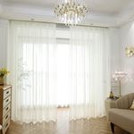 PHILEASY Window Sheer Beige Curtains 84 Inches Long 2 Panels Beige Sheer Curtains Sheer Curtain Clear Transparent Basic Rod Pocket Panel 15 Colors 10 Size for Bedroom Living Room Yard Kitchen