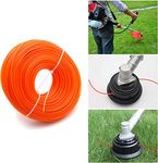 KV 2.4mm 50mtr Round Trimmer Nylon Trimmer Line Grass Cutter Rope Trimmer Roll Cord Wire String