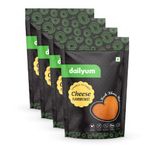 Dailyum Cheese Flavour Dust 70 Gram | No Onion No Garlic | Pack of 4 | 70 Gram Each