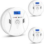 3-Pack Carbon Monoxide Detectors，Sm