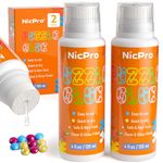 Nicpro 2 Pack Large Jigsaw Puzzle Glue 8oz / 240ml with Applicator, High Gloss & Quick Drying and Non-Toxic, Diamond Painting Sealer for Art Craft Puzzle 1000/2000/3000/5000 Pieces