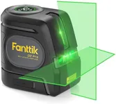 Fanttik D2 PRO Laser Level, Self-leveling Laser Level with LED Screen, 200 ft Outdoor Green Cross Line, 130° Vertical Beam Spread Cover, 2600 mAh Rechargeable Battery, 360° Magnetic Base