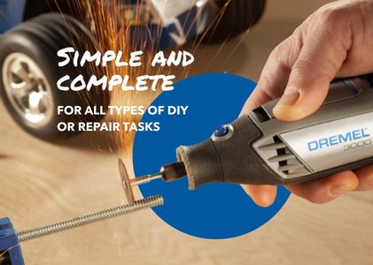 Dremel 3000 Rotary Tool Kit – Variable Speed Multi-Use Tool Set