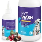 Veksun Eye Wash for Dogs and Cats - Gentle Formula Remove Dirt, Debris, and Tear Stains - Natural, 200 ML
