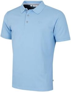 Calvin Klein Hommes Côte Nord Humidité Polo Shaking Polo - Ciel - L