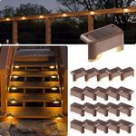 GIGALUMI Led Solar Deck Lights, 16 