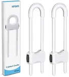 Baby Proofing Cabinets,Cabinet Locks for Babies,Child Locks for Cabinets,Child Safety Cabinet Locks by SPISPI (Pack of 2)