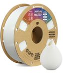 OVERTURE PLA Filament 1.75mm PLA 3D Printer Filament, 1kg Cardboard Spool (2.2lbs), Dimensional Accuracy +/- 0.02mm, Fit Most FDM Printer (White 1-Pack)