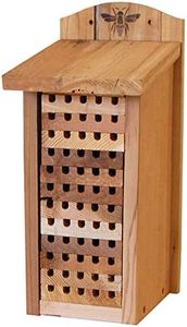 Woodlink 28551 Heavy Duty Cedar Mason Bee, Large Insect House, 14" H, Wood