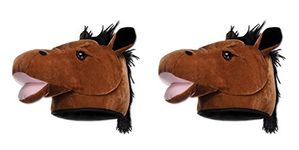 Beistle S60918AZ2 Horse Head hat, Multicolored