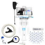 Mist Fogger Kit with High Pressure Pump | Fogging System for Dairy Farm, Poultry, Greenhouse & Outdoor Cooling (30 Nozzle 45 Meter Pipe)