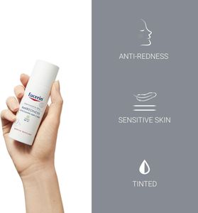 Eucerin AntiRedness Tinted Day Cream SPF 25, 50ml – Redness-Reducing Moisturiser for Sensitive Skin