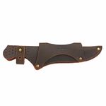 Tourbon Leather Knife Sheath with Belt Loop for Horizontal Vertical Carry of Fixed Blade Knife EDC Compact Draw Knife Holster