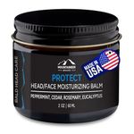 Mountaineer Brand All Natural Bald Head Care For Men | Moisturizing Balm and After Shave Lotion | Non-Greasy Scalp and Face Matte Moisturizer | Natural Botanical Blend | 2oz