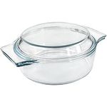 1.1 Quart (35 OZ) Small Glass Casserole Dish With Glass Lid, Covered Glass Microwavable Bowl Oven Safe, Easy Grab Glass Baking Dish for Oven