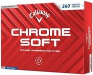 Callaway Golf Chrome Soft Golf Balls (2024 Version, 360 Triple Track, White)