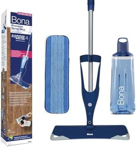BONA Spray Mop Premium para Suelos de Madera, Paño de Limpieza Compuesto de: 93% poliéster, 7% Poliamida, Turquesa, 61.0