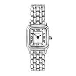 Sekonda Monica Ladies 20mm Quartz Watch in White with Analogue Display, and Silver Alloy Strap 40143