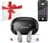 Vivtone Bluetooth Hearing Aids with Phone Call & Music Streaming, APP Control for Precise Fitting, Rechargeable OTC Hearing Aids for Seniors Adults Men Women, Xpure, 2025 Version