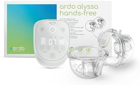 Ardo Alyssa Hands-Free Wearable Double Electric Breast Pump. Portable Breast Pumps with Hands-Free Pump Set. Rechargeable, Cordless & Compact. Easy to Use Control Via Smart Phone with MyArdo App.