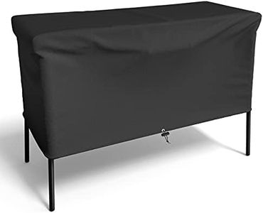 SHINESTAR Patio Cover for Camp Chef 2 Burner Stove, Also Fit Gas One B-5000 and More, Heavy Duty & Waterproof, 32.25W x 16D x 21.6H, Black