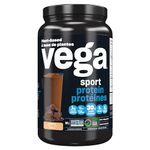 Vega Sport Protein Vegan Protein Powder, Mocha (19 Servings) BCAAs, Amino Acid, Keto Friendly, Tart Cherry, Gluten Free, Non GMO Pea Protein for Women and Men 812g (Packaging May Vary)