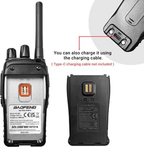 Long Range Walkie Talkies – Black Two-Way Radios