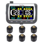 EEZ RV Products EEZTire - Real Time/24x7 Tire Pressure Monitoring System + 6 Anti Theft Sensors System - Color Monitor (TPMS6AT)