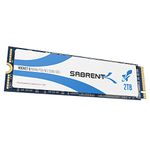 SABRENT M.2 NVMe SSD 2TB, Internal Solid State 3200 MB/s Read, PCIe 3.0 2280, M2 Hard Drive High Performance Compatible with PCs, NUCs Laptops, and Desktops (SB-RKTQ-2TB)