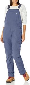 Dickies womens Temp-iq® Ripstop Bib Overalls, Indigo Based Denim, X-Small