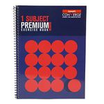 Luxor 1-Subject Premium Spiral Exercise Notebook, Single Ruled, 180 Pages, 18 x 24cm - Standout Edition for Strategic Note-Taking