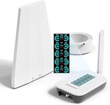 Cell Phone Booster for Home, Smart LCD Display, Cell Phone Signal Booster Up to 5,000 Sq.Ft, Boost 5G & 4G LTE for All U.S. Carriers -Verizon, AT&T, T-Mobile & More,FCC Approved