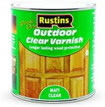 Rustins Quick Dry Outdoor Clear Varnish 1L Matt