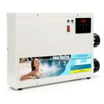 Pool Heater 11KW 220V-240V Electric Swimming Pool Heaters Hot Tub Water,Thermostat with Touchscreeen for Bathtubs and Above Ground in-Ground Pools SPA