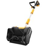 Cordless Snow Shovel Compatible with DeWalt 20V MAX Battery (Tool Only), 11" Lightweight Electric Snow Blower with 20FT Max Throw & Adjustable Handle, Snow Thrower for Driveway, Deck, Patio & Steps