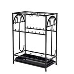 THE BESTSELLERS 602525 Hotel Lobby European Household Umbrella Stand Creative Storage Rack/Wet umbrella organizer (Black) - MADE IN INDIA