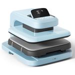 HTVRONT Heat Press Machine for T Shirts - Automatic Heat Press 2 with Adjustable Pressure & Higher Heating Height, Heat Up Fast & Even Heat Press 15x15 for Sublimation, Puff, Heat Transfer Project