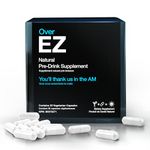 Over EZ Pre-Drink Supplement - Recovery & Prevention Pills for a Night Out & Better Mornings, Milk Thistle, Amino Acids, Vitamin Bs (30)