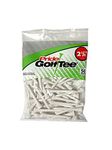 Pride Golf Tee 2-1/8-Inch Deluxe Tee 50-Count Bag, White