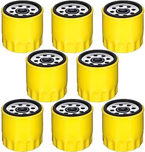 Therwen 8 Pcs 52 050 02 Oil Filter Extra Capacity Oil Filter Compatible with Kohler Engine Lawn Mower CH11-CH25 CV11-CV22 M18 M20 SV715 SV725 SV735 52 050 02 5205002S 52 050 02-S1