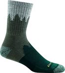 Darn Tough Men's Number 2 Micro Crew Cushion Sock (Style 1974) - Green, Large