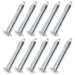 POPETPOP Screws Steel Spikes Bolt Anchors for Bumps, 10pcs Expansion Bolt Asphalt Concrete Roads Anchor Bolt for Driveway Bolts