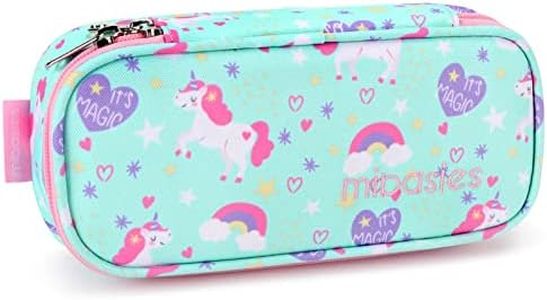 mibasies Girls Pencil Case for Kids, Unicorn Pencil Pouch Boys Pen Box (Magic Unicorn)