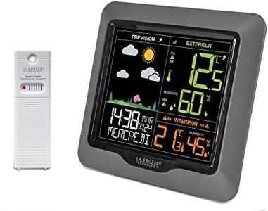 La Crosse Technology - WS6822 Weather Station with Coloured LCD Display, Silver