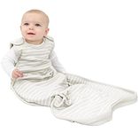 Woolino 4 Season Baby Sleep Bag - Merino Wool Baby Sleeping Bag, 2-24 Months, Gray