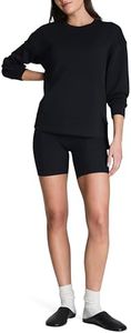 SPANX AirEssentials Crewneck Tunic - Below-Hip, Relaxed Fit - Offers UPF 50+ Protection - Very Black - 3X