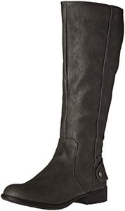 LifeStride Women's Xandy Riding Boot, Dark Grey, 5.5