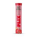 PLIX - THE PLANT FIX Apple Cider Vinegar with Mother | Vitamin B6 & B12 | Watermelon Flavour | 15 Effervescent Tablets, Pack of 1